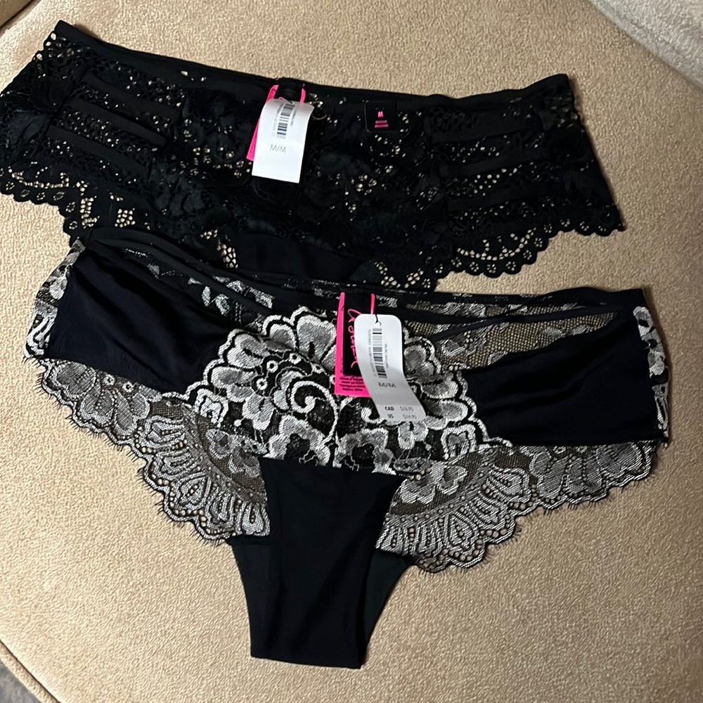 2 pair sexy medium panties nwt